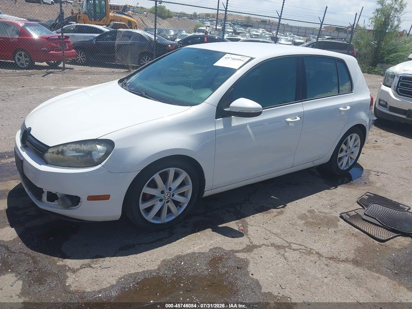 2011 Volkswagen Golf VIN WVWDM7AJ5BW149333 IAAI salvage auction — NORMAL WEAR, Clear (New Mexico), sold $225 on 2026-08-10 (photo 2)