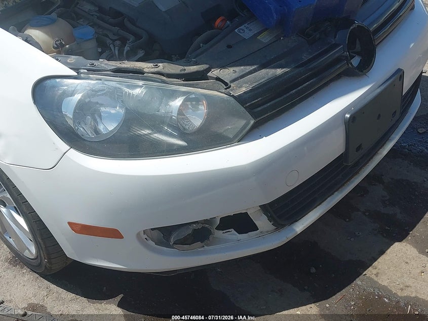 2011 Volkswagen Golf VIN WVWDM7AJ5BW149333 IAAI salvage auction — NORMAL WEAR, Clear (New Mexico), sold $225 on 2026-08-10 (photo 6)