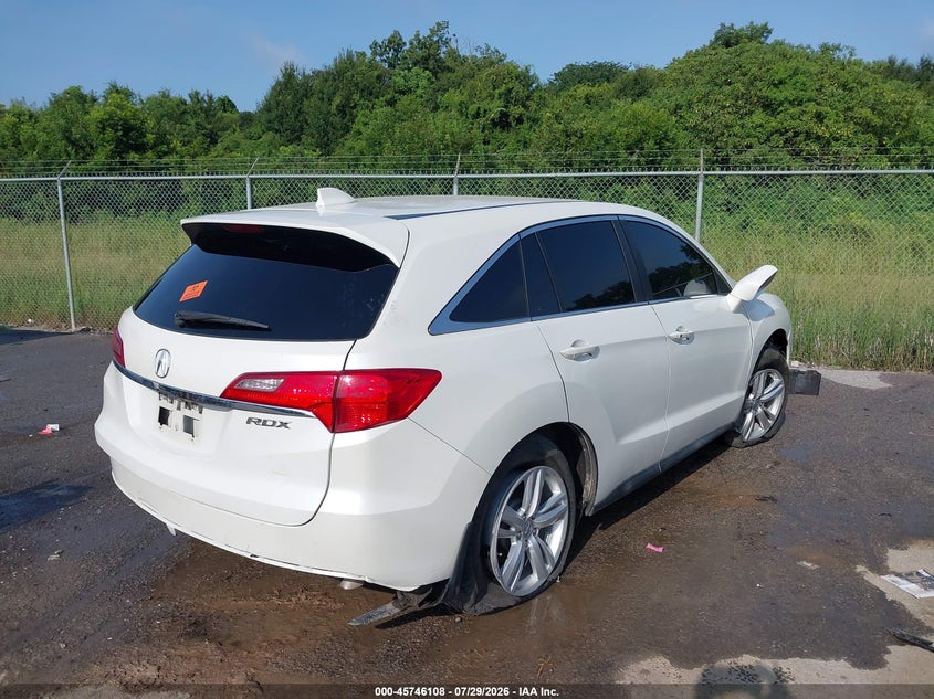 2014 Acura Rdx VIN 5J8TB3H53EL015091 IAAI salvage auction — LEFT SIDE, Wait Title, sold $450 on 2026-09-03 (photo 4)
