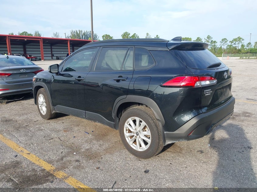 2024 Toyota Corolla cross VIN 7MUCAAAG5RV107766 IAAI salvage auction — SIDE, Salvage Title, sold $7,750 on 2026-08-24 (photo 3)