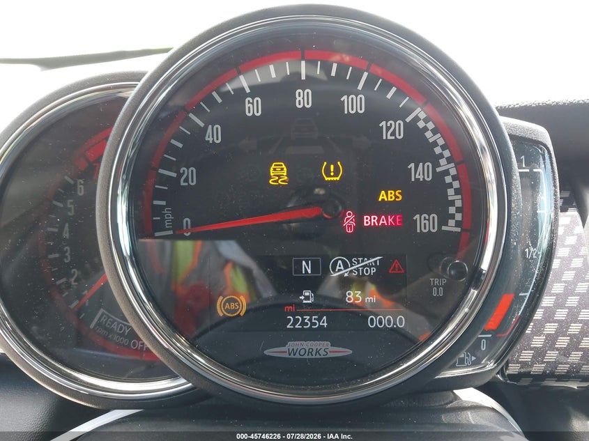 2021 Mini Hard top VIN WMWXR9C04M2P16377 IAAI salvage auction — REAR END, Wait Title, sold $6,700 on 2026-08-15 (photo 7)