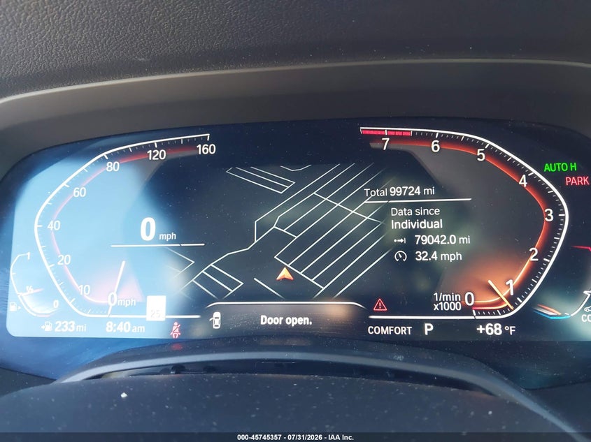2019 BMW X5 VIN 5UXCR6C5XKLL04868 IAAI salvage auction — LEFT FRONT, Salvage Title, sold $11,950 on 2026-08-31 (photo 7)