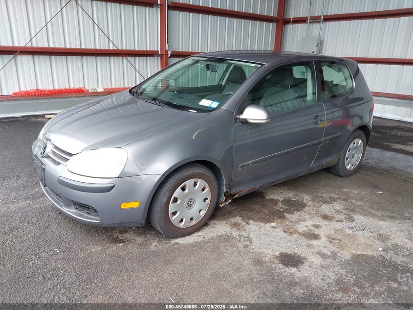 2009 Volkswagen Rabbit VIN WVWBB71K49W010147 IAAI salvage auction — NORMAL WEAR, Clear (New York), sold $400 on 2026-08-06 (photo 2)