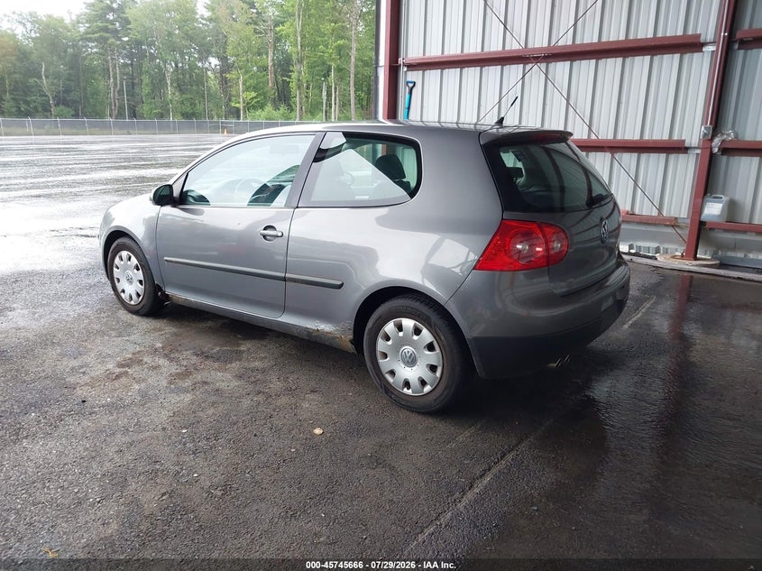 2009 Volkswagen Rabbit VIN WVWBB71K49W010147 IAAI salvage auction — NORMAL WEAR, Clear (New York), sold $400 on 2026-08-06 (photo 3)