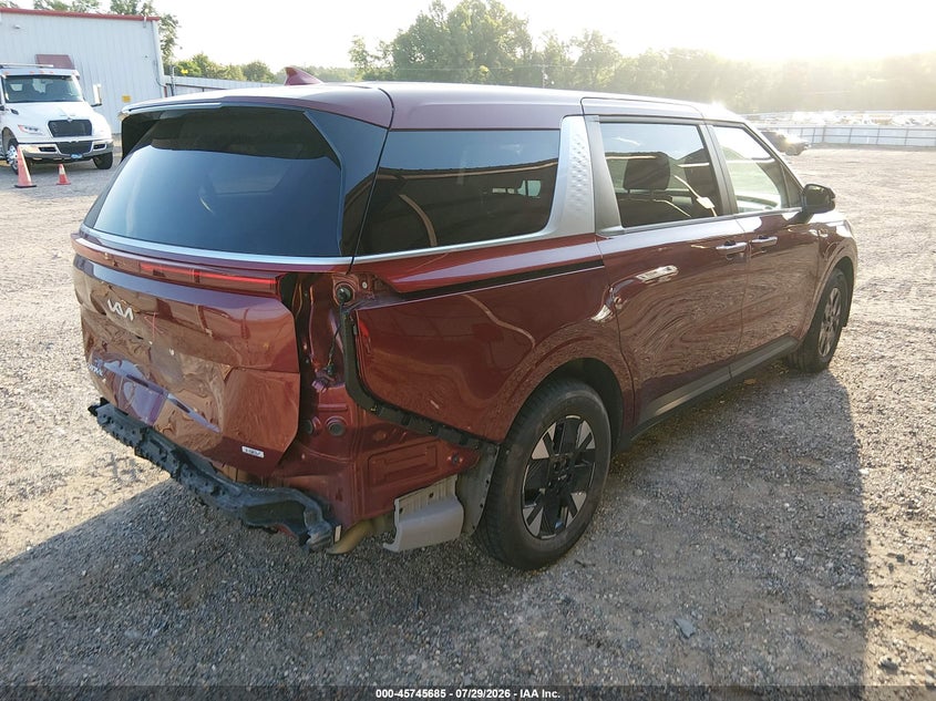 2026 Kia Carnival VIN KNDNB5KAXT6110865 IAAI salvage auction — REAR END, Enterprise Vehicles Clear Only (New Jersey), sold $20,600 on 2026-08-01 (photo 4)