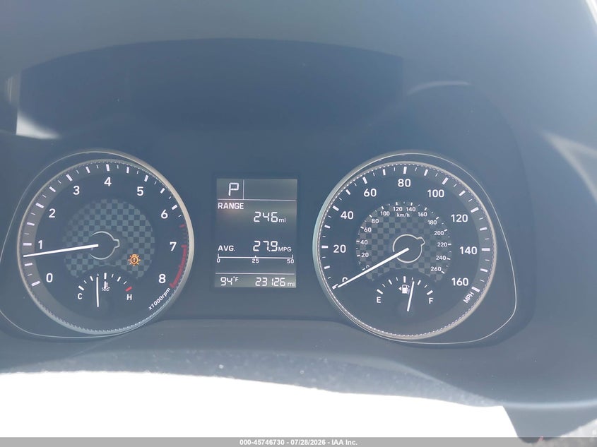 2019 Hyundai Elantra VIN 5NPD74LF9KH478797 IAAI salvage auction — NORMAL WEAR, SF97 (California), sold $10,550 on 2026-08-25 (photo 7)