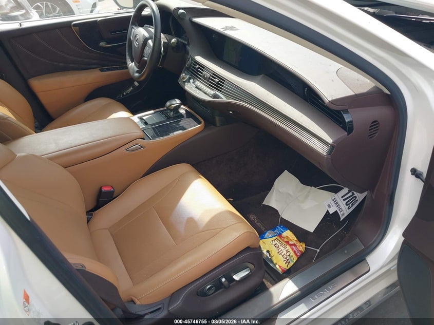 2019 Lexus Ls VIN JTHB51FF9K5008436 IAAI salvage auction — FRONT END, Wait Title, sold $15,950 on 2026-08-19 (photo 5)