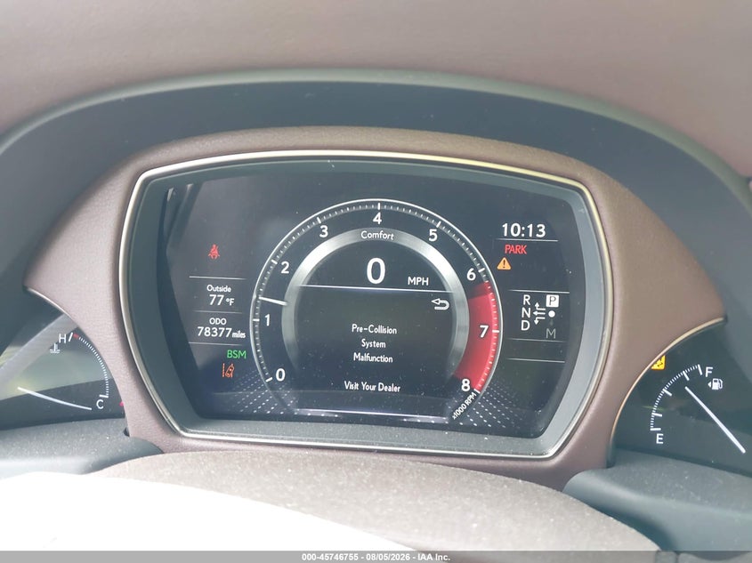 2019 Lexus Ls VIN JTHB51FF9K5008436 IAAI salvage auction — FRONT END, Wait Title, sold $15,950 on 2026-08-19 (photo 7)
