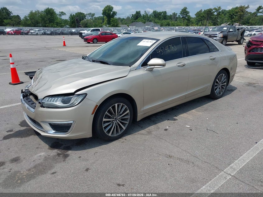 2017 Lincoln Mkz VIN 3LN6L5A9XHR615822 IAAI salvage auction — FRONT END, Salvage Title, sold $1,500 on 2026-09-05 (photo 2)