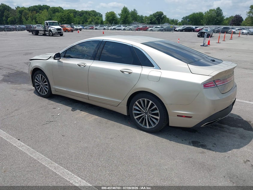 2017 Lincoln Mkz VIN 3LN6L5A9XHR615822 IAAI salvage auction — FRONT END, Salvage Title, sold $1,500 on 2026-09-05 (photo 3)