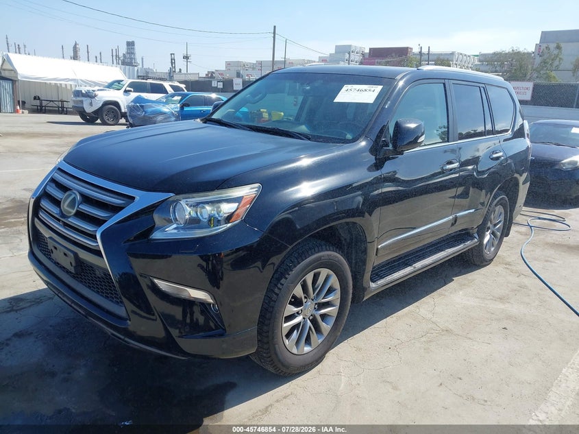 2016 Lexus Gx 460 VIN JTJJM7FX0G5145362 IAAI salvage auction — FRONT END, Clear - Dealer Only (California), sold $18,500 on 2026-08-26 (photo 2)