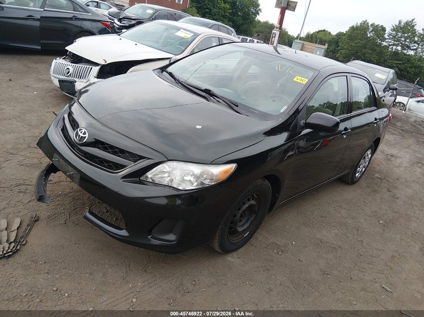 2011 Toyota Corolla VIN 2T1BU4EE9BC714131 IAAI salvage auction — RIGHT FRONT, Salvage (Massachusetts), sold $2,300 on 2026-10-06 (photo 2)