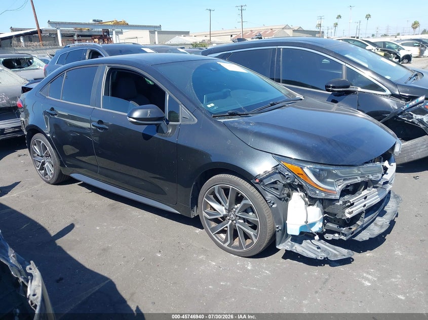 2021 Toyota Corolla VIN 5YFS4MCE4MP067613 IAAI salvage auction — REAR END, Wait Title, sold $4,750 on 2026-08-30 (photo 1)