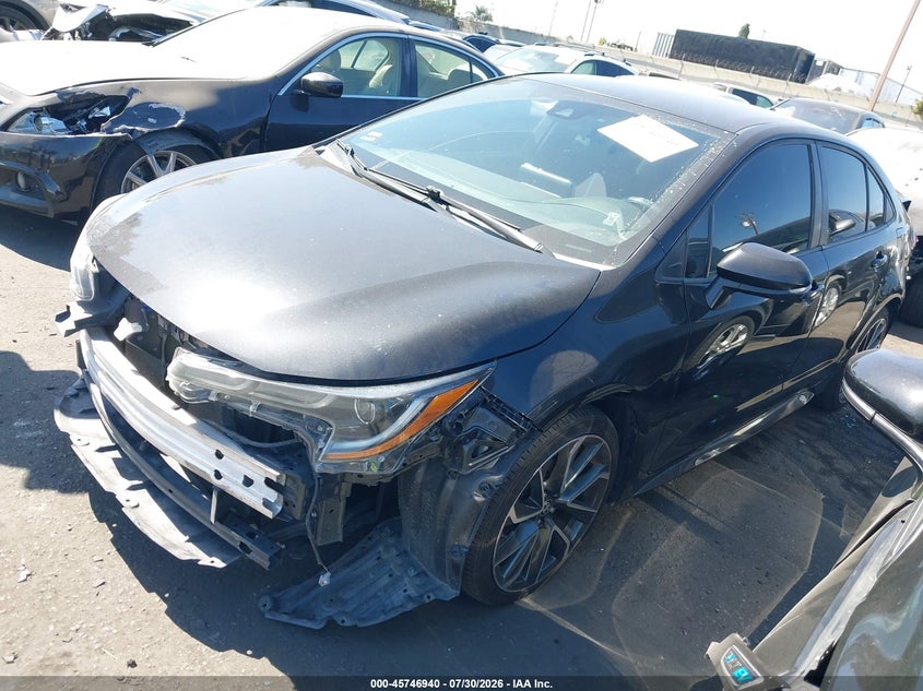 2021 Toyota Corolla VIN 5YFS4MCE4MP067613 IAAI salvage auction — REAR END, Wait Title, sold $4,750 on 2026-08-30 (photo 2)