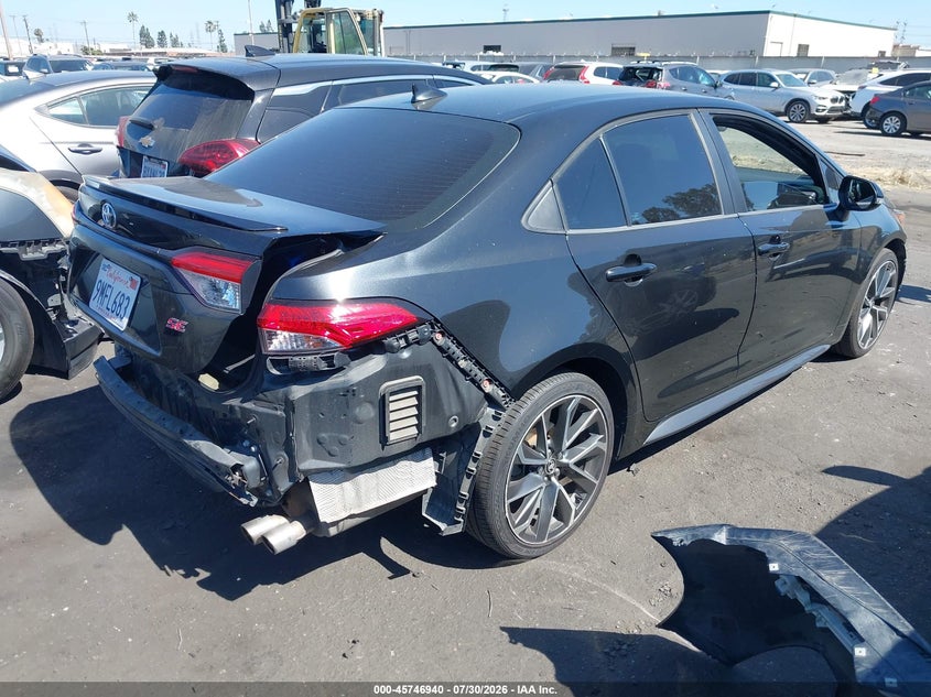 2021 Toyota Corolla VIN 5YFS4MCE4MP067613 IAAI salvage auction — REAR END, Wait Title, sold $4,750 on 2026-08-30 (photo 4)