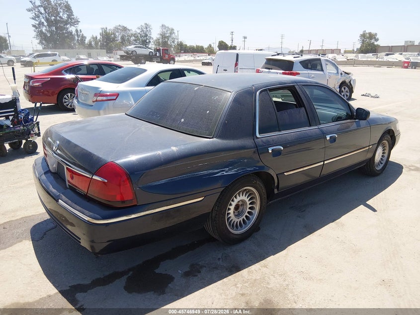 2000 Mercury Grand marquis VIN 2MEFM75W2YX641991 IAAI salvage auction — REAR END, Salvage (California), sold $375 on 2026-08-05 (photo 4)