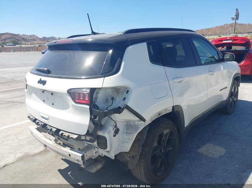 2020 Jeep Compass VIN 3C4NJCBB7LT257389 IAAI salvage auction — FRONT & REAR, Wait Title, sold $4,150 on 2026-09-03 (photo 4)