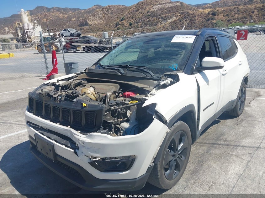 2020 Jeep Compass VIN 3C4NJCBB7LT257389 IAAI salvage auction — FRONT & REAR, Wait Title, sold $4,150 on 2026-09-03 (photo 6)