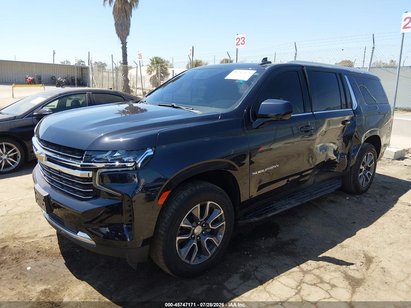 2024 Chevrolet Suburban VIN 1GNSCCKD2RR205031 IAAI salvage auction — SIDE, Wait Title, sold $20,100 on 2026-08-29 (photo 2)