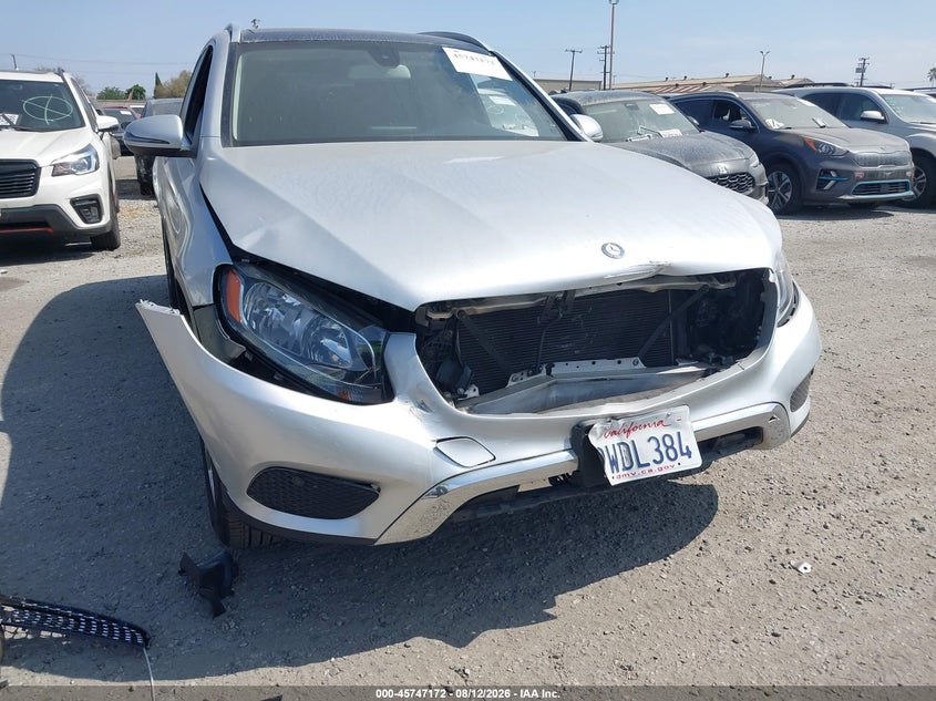 2016 Mercedes-benz Glc VIN WDC0G4JBXGF011219 IAAI salvage auction — FRONT END, Salvage Certificate (California), sold $5,025 on 2026-08-19 (photo 6)