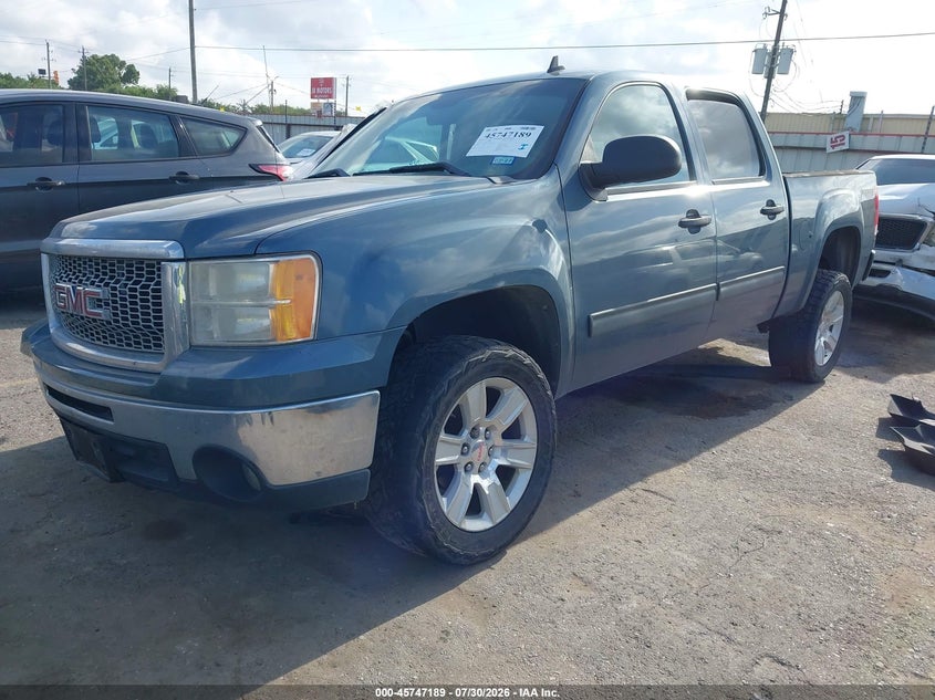 2012 Gmc SIERRA VIN 3GTP2VE78CG120415 IAAI salvage auction — RIGHT FRONT, Original (Texas), sold $3,575 on 2026-09-11 (photo 2)