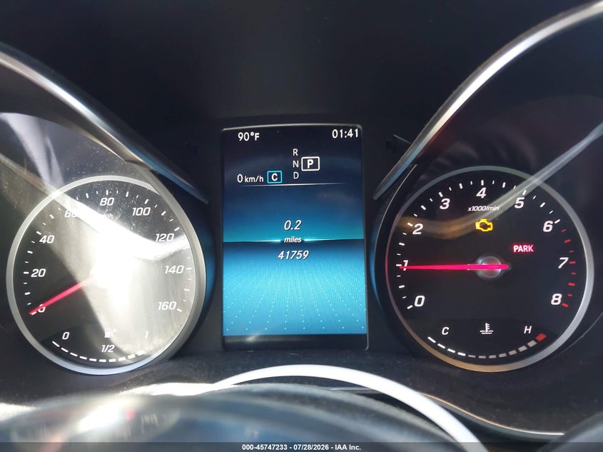 2022 Mercedes-benz Glc VIN W1N0G8DB6NV331870 IAAI salvage auction — REAR END, Salvage Title, sold $12,225 on 2026-10-10 (photo 7)
