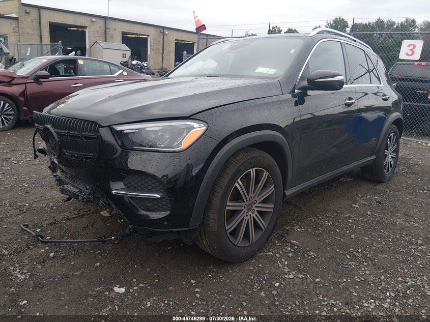 2026 Mercedes-benz Gle class VIN 4JGFB4FB5TB572111 IAAI salvage auction — FRONT END, Clear (New York), sold $16,700 on 2026-08-19 (photo 2)