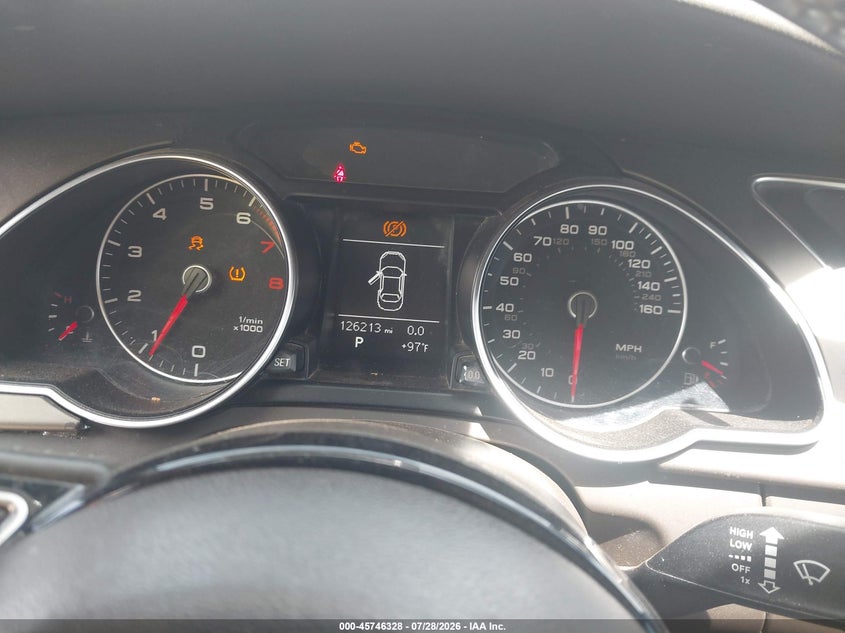 2013 Audi A5 VIN WAUAFAFH2DN018348 IAAI salvage auction — NORMAL WEAR, Original (Texas), sold $1,650 on 2026-08-19 (photo 7)