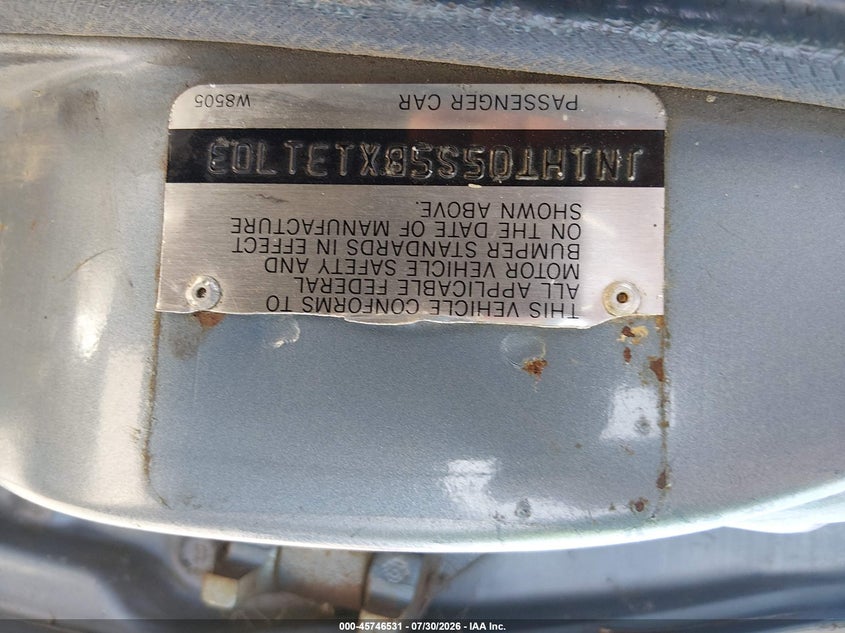 1981 Datsun Bluebird VIN JN1HT05S5BX131703 IAAI salvage auction — NORMAL WEAR, Lien Papers (California), sold $200 on 2026-09-14 (photo 9)