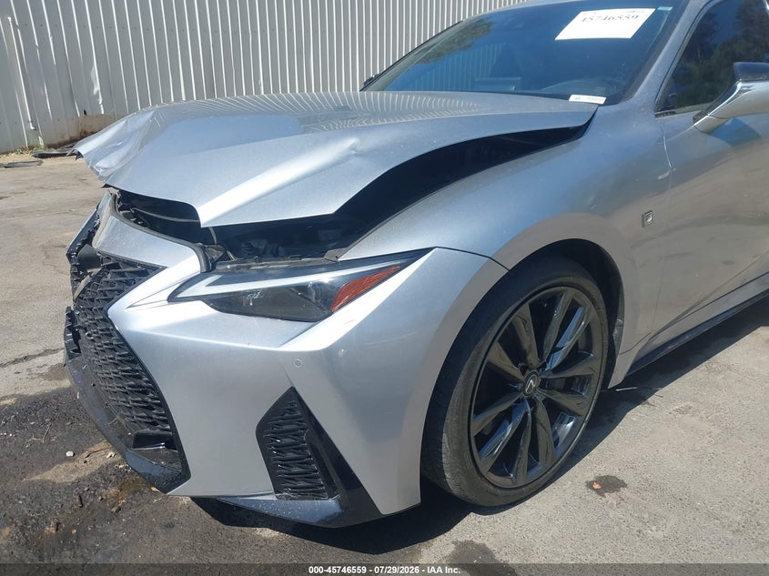 2024 Lexus Is VIN JTHGZ1B23R5080966 IAAI salvage auction — FRONT END, Salvage (California), sold $8,000 on 2026-08-25 (photo 6)