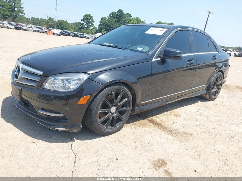 2011 Mercedes-benz C class VIN WDDGF8BBXBF643231 IAAI salvage auction — NORMAL WEAR, Original (Texas), sold $400 on 2026-08-06 (photo 2)