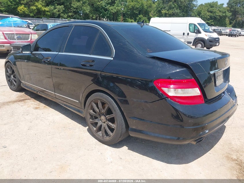 2011 Mercedes-benz C class VIN WDDGF8BBXBF643231 IAAI salvage auction — NORMAL WEAR, Original (Texas), sold $400 on 2026-08-06 (photo 3)
