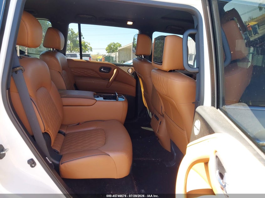 2023 Infiniti Qx80 VIN JN8AZ2BE9P9303402 IAAI salvage auction — FRONT END, Salvage Title, sold $22,600 on 2026-08-12 (photo 8)
