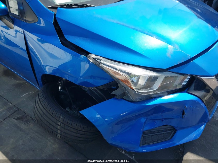 2020 Nissan Versa VIN 3N1CN8EV1LL800088 IAAI salvage auction — RIGHT FRONT, Wait Title, sold $3,450 on 2026-08-31 (photo 6)