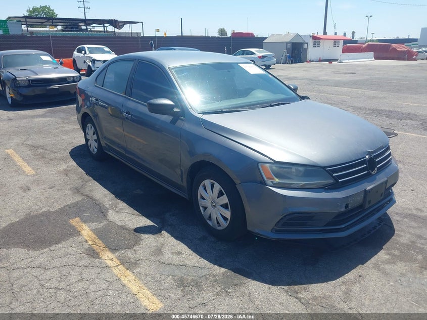 2016 Volkswagen Jetta VIN 3VW267AJ9GM383612 IAAI salvage auction — FRONT END, Wait Title, sold $950 on 2026-08-14 (photo 1)