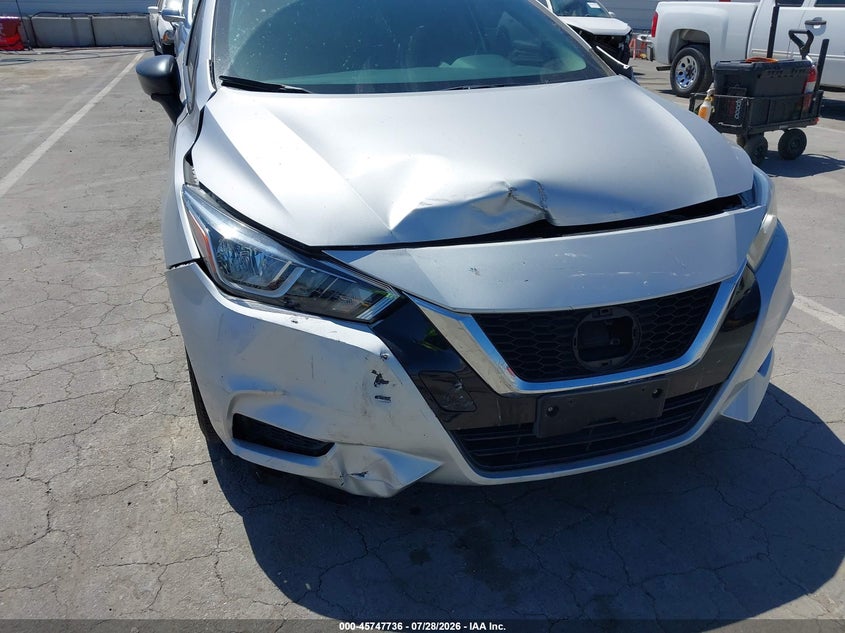 2020 Nissan Versa VIN 3N1CN8DV0LL875446 IAAI salvage auction — FRONT END, Salvage (California), sold $3,500 on 2026-08-23 (photo 6)