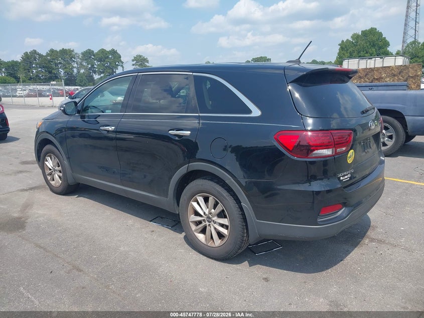 2019 Kia Sorento VIN 5XYPG4A39KG562518 IAAI salvage auction — NORMAL WEAR, Repossession Paperwork (Georgia), sold $1,300 on 2026-08-26 (photo 3)