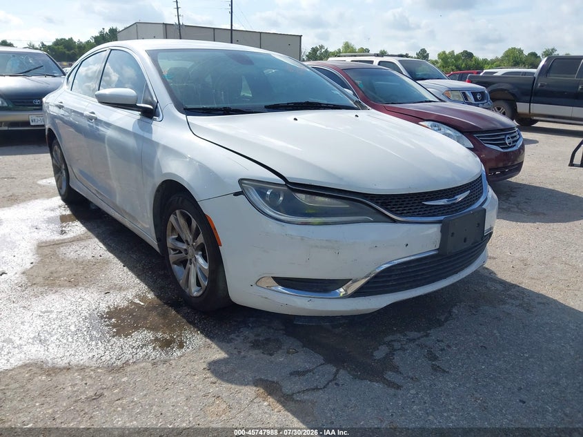 2016 Chrysler 200 VIN 1C3CCCAB3GN141488 IAAI salvage auction — NORMAL WEAR, Original (Texas), sold $600 on 2026-09-06 (photo 1)