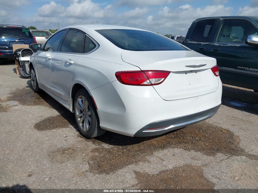 2016 Chrysler 200 VIN 1C3CCCAB3GN141488 IAAI salvage auction — NORMAL WEAR, Original (Texas), sold $600 on 2026-09-06 (photo 3)
