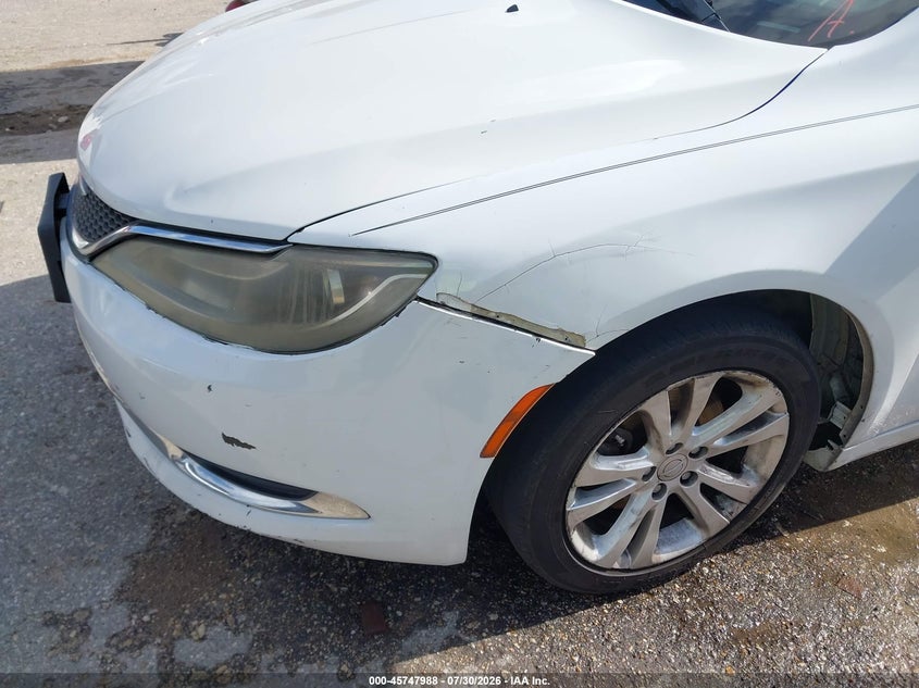 2016 Chrysler 200 VIN 1C3CCCAB3GN141488 IAAI salvage auction — NORMAL WEAR, Original (Texas), sold $600 on 2026-09-06 (photo 6)