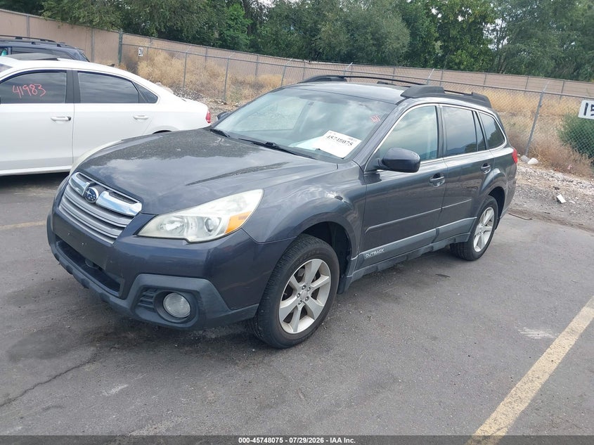 2013 Subaru Outback VIN 4S4BRBCC8D3226268 IAAI salvage auction — FRONT & REAR, Salvage (Utah), sold $1,200 on 2026-09-05 (photo 2)