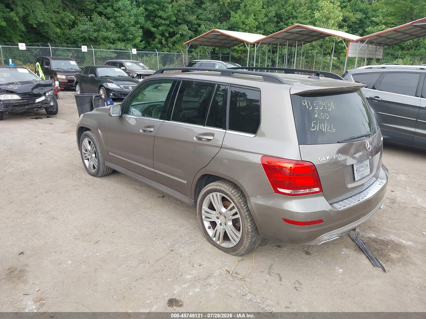 2013 Mercedes-benz Glk-klasse VIN WDCGG8JB5DG031535 IAAI salvage auction — NORMAL WEAR, Clear (Maryland), sold $2,825 on 2026-08-04 (photo 3)