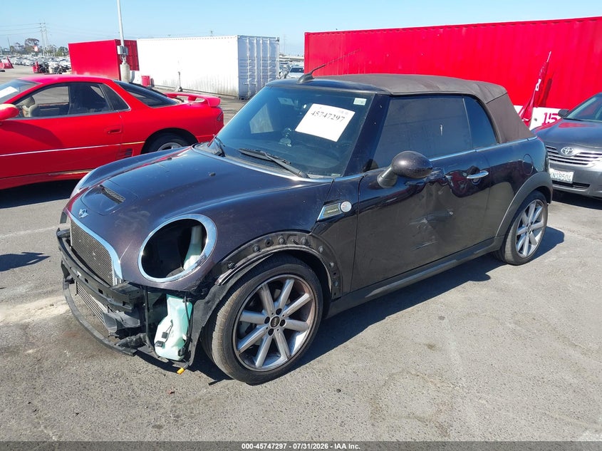 2012 Mini VIN WMWZP3C53CT549879 IAAI salvage auction — FRONT & REAR, Salvage Title, sold $1,250 on 2026-08-13 (photo 2)