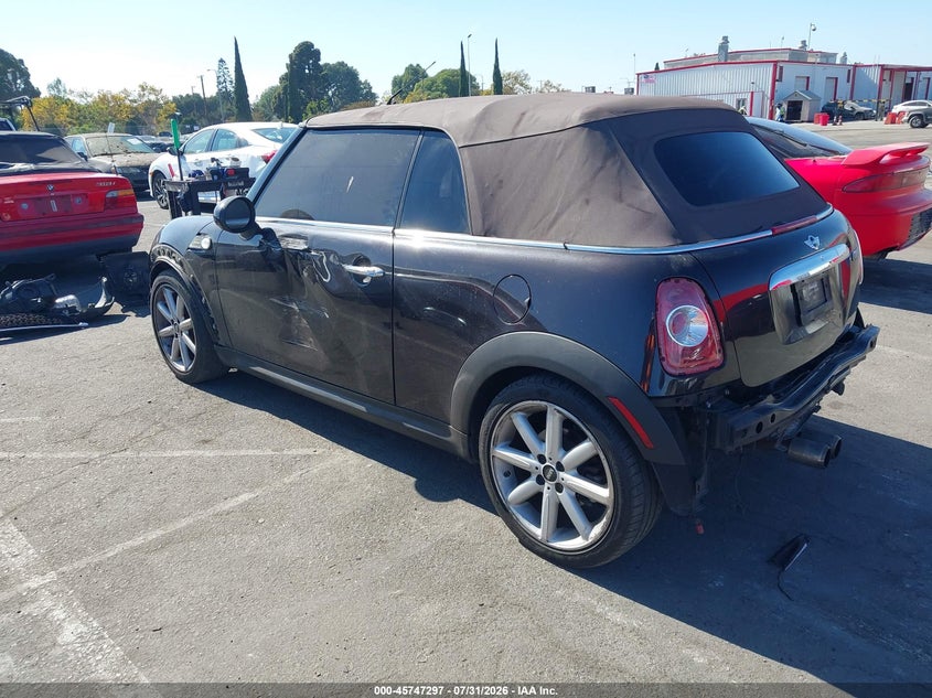 2012 Mini VIN WMWZP3C53CT549879 IAAI salvage auction — FRONT & REAR, Salvage Title, sold $1,250 on 2026-08-13 (photo 3)