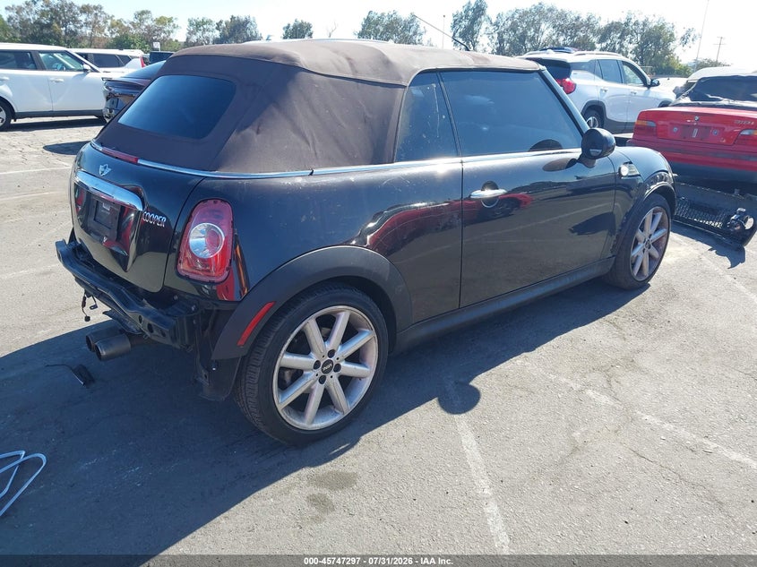 2012 Mini VIN WMWZP3C53CT549879 IAAI salvage auction — FRONT & REAR, Salvage Title, sold $1,250 on 2026-08-13 (photo 4)