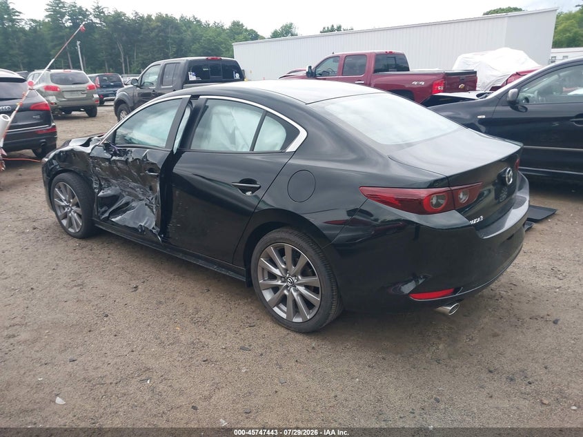2026 Mazda 3 VIN JM1BPACL5T1889148 IAAI salvage auction — SIDE, Wait Title, sold $6,075 on 2026-10-09 (photo 3)