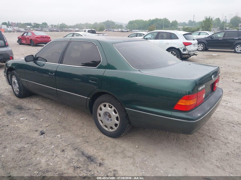 1999 Lexus Ls 400 VIN JT8BH28FXX0142743 IAAI salvage auction — NORMAL WEAR, Clear (Pennsylvania), sold $275 on 2026-07-31 (photo 3)