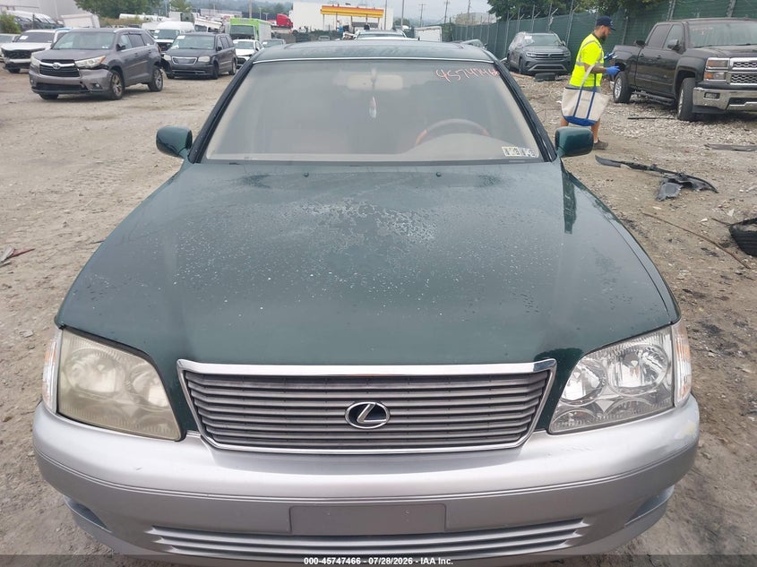 1999 Lexus Ls 400 VIN JT8BH28FXX0142743 IAAI salvage auction — NORMAL WEAR, Clear (Pennsylvania), sold $275 on 2026-07-31 (photo 6)