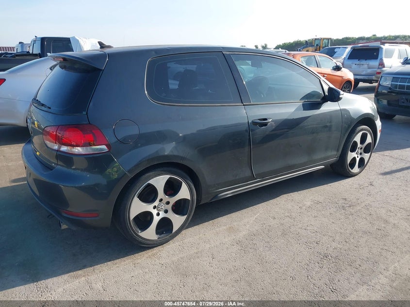 2012 Volkswagen Gti VIN WVWEV7AJ0CW023285 IAAI salvage auction — NORMAL WEAR, Clear (Texas), sold $625 on 2026-08-13 (photo 4)