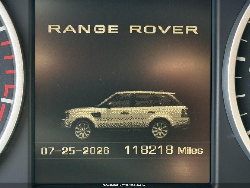 2013 Land rover Range rover sport VIN SALSF2D43DA764790 IAAI salvage auction — MECHANICAL, Salvage Title, sold $900 on 2026-09-08 (photo 7)